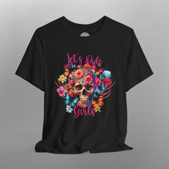 Cottagecore Skull Women's Motorcycle TShirt