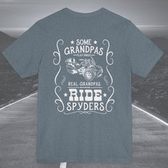 Real Grandpas Ride Spyders Customized Crew Neck TShirt