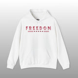 USA Flag Style Freedom Pullover Hoodie