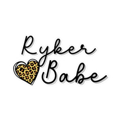 Ryker Babe Motorcycle or Helmet Decal