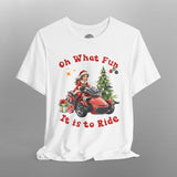 Mrs Santa Can-Am Spyder "Oh What Fun" Christmas TShirt