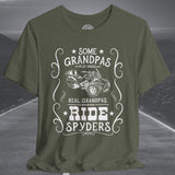 Real Grandpas Ride Spyders Customized Crew Neck TShirt