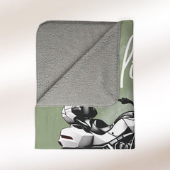 Can-Am Spyder Customized Sherpa Fleece Blanket