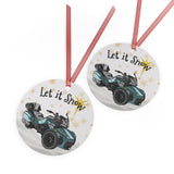 Can-Am Spyder F3-L Aluminum Christmas Ornament