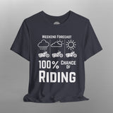 Motorcycle Weekend Forecast TShirt