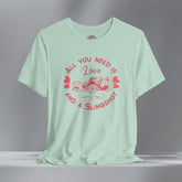 Ladies Boho Heart SlingShot Crew Neck TShirt