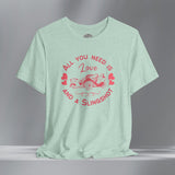 Ladies Boho Heart SlingShot Crew Neck TShirt