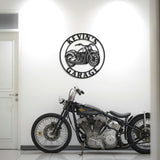 Motorcycle Metal Wall Art (Customized)