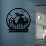 Camping, Nature, Mountains Customized Metal Wall Art