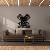 Tiki Skull Customized Steel Wall Art