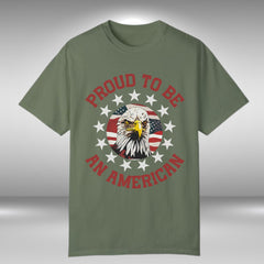Proud to be an American Eagle Flag Crew Neck TShirt