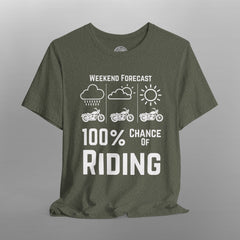 Motorcycle Weekend Forecast TShirt