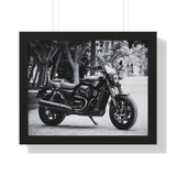 Harley Davidson Motorcycle Framed Poster