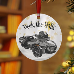 Can-Am Spyder RT Aluminum Christmas Ornament