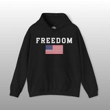 American Pride US Flag FREEDOM Pullover Hoodie