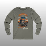 Motorcycle Culture Long Sleeve Crew Neck TShirt
