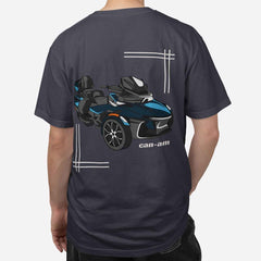 Can-Am Spyder RT Heavyweight Teal Graphic Tee