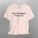Can-Am Spyder Script Text TShirt