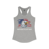 Motorcyclist Map Racerback Tank Top