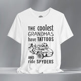 The Coolest Grandmas Ride Spyders (RTL) Crew Neck TShirt