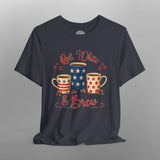Patriotic Red White and Brew American TShirt