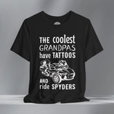 The Coolest Grandpas Ride Spyders (RTL) Crew Neck TShirt