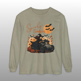 Spooky Season Can-Am Spyder Witch Halloween Long Sleeve Crew Neck TShirt