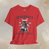 French Bulldog Biker Christmas Crew Neck TShirt