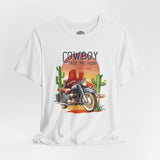 Women's Western Motorcycle Crew Neck TShirt
