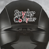 Can-Am Spyder Ryder Boho Flower Motorcycle Helmet Decal