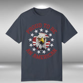 Proud to be an American Eagle Flag Crew Neck TShirt