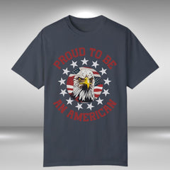 Proud to be an American Eagle Flag Crew Neck TShirt