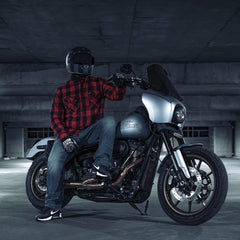 Daytona Retro Full Face Motorcycle Helmet - Captain America Stealth Edition