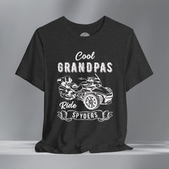Cool Grandpas Ride Spyders Crew Neck TShirt