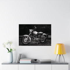 Royal Enfield Motorcycle Poster Print