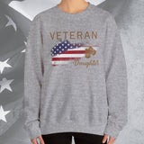 American Veteran Daughter Crew Neck Sweatshirt