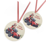 Mrs. Santa Can-Am Spyder Christmas Ornament