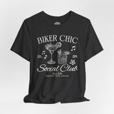 Biker Chic Customized Crew Neck TShirt