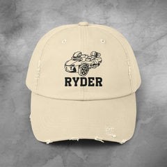 CanAm Spyder Ryder Unisex Distressed Cap