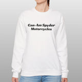 Can-Am Spyder Motorcycle Embroidered Crew Neck Sweatshirt