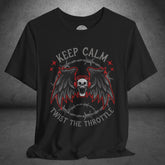 Screaming Skull Biker Culture Crew Neck TShirt