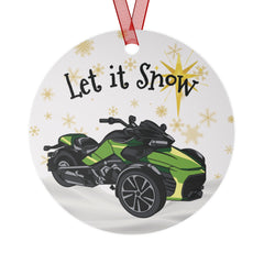 Can-Am Spyder F3 Aluminum Christmas Ornament