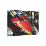 Vintage Chopper Motorcycle Tank Metal Poster