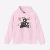 Sassy Moto Chibi Girl Pullover Hoodie