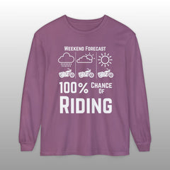 Motorcycle Weekend Forecast Long Sleeve TShirt