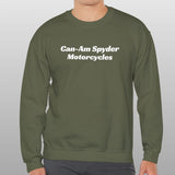 Can-Am Spyder Motorcycle Embroidered Crew Neck Sweatshirt