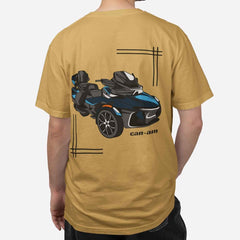 Can-Am Spyder RT Heavyweight Teal Graphic Tee