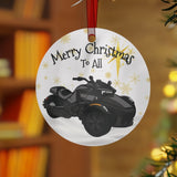 Can-Am Spyder F3 Aluminum Christmas Ornament