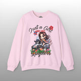 Just a Girl Who Loves Spyders Sweatshirt: Boho Design