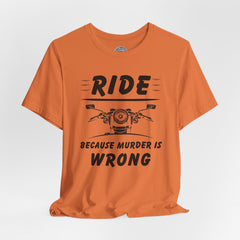 Funny Motorcycle Culture Crew Neck TShirt